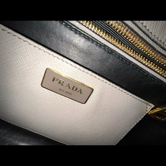 Prada Saffiano Soft Tote - Taupe - Picture 8 of 12